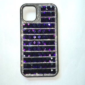 Phone Case with Purple Rhinestones for iPhone 11!